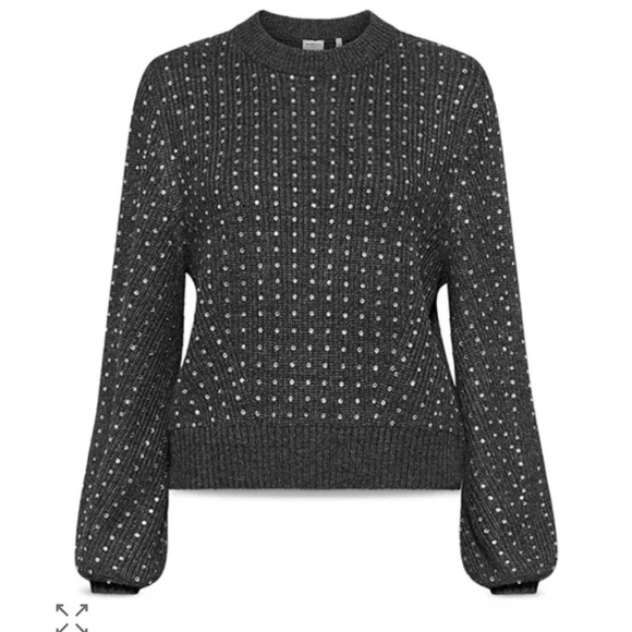 Marella Rhinestone sweater worn once size M - Picture 2 of 5